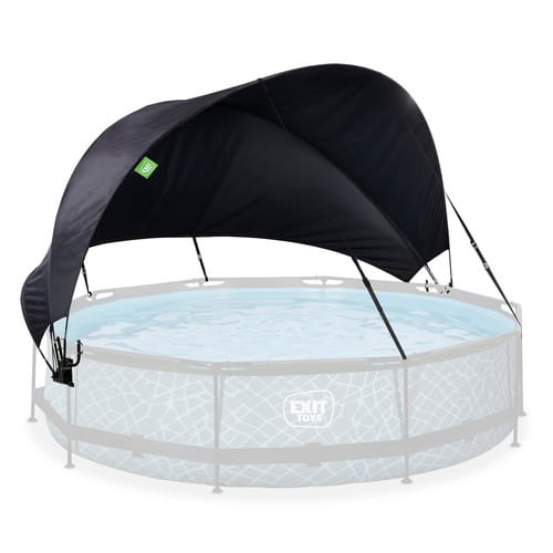 EXIT Toys Sonnensegel, für Pools, ⌀xH: 380 x 190 cm - schwarz
