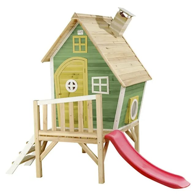 EXIT Toys Spielhaus »Fantasia«, BxHxT: 166 x 227 x 246 cm, ab 3 Jahren, Zedernholz - gruen