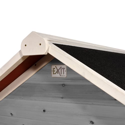 EXIT Toys Spielhaus »Loft«, BxHxT: 190 x 253 x 382 cm, ab 3 Jahren, Zedernholz - grau