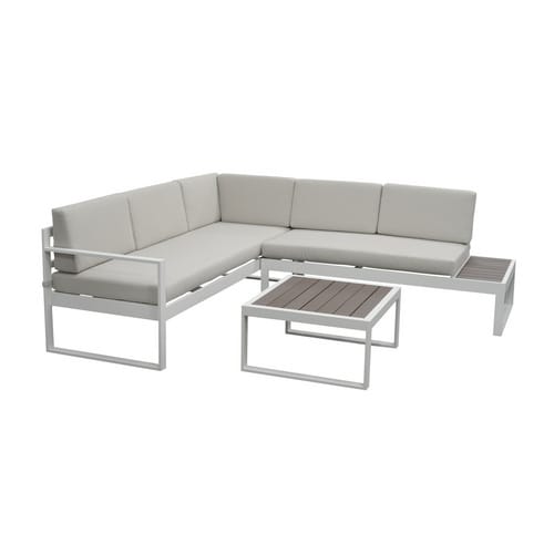 BELLAVISTA Sitzgruppe »Lima«, 4 Sitzplätze - grau