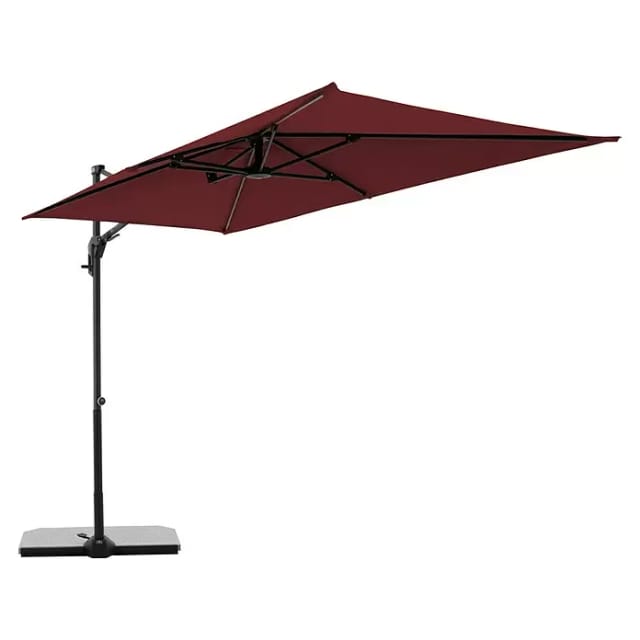 DOPPLER Pendelschirm »Active Green«, 240 x 135 cm, rechteckig, Sonnenschutzfaktor: 50 - rot