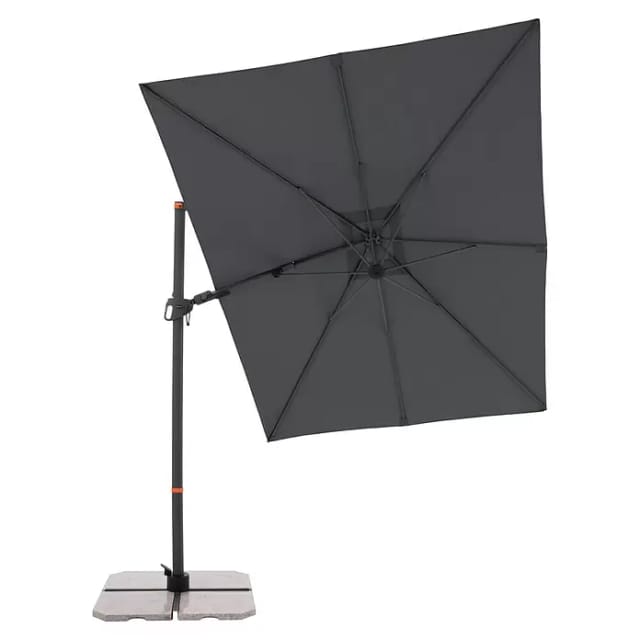 DOPPLER Pendelschirm »MyZone «, 240 x 320 cm, rechteckig, Sonnenschutzfaktor: 50 - grau