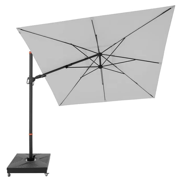 DOPPLER Pendelschirm »MyZone «, 280 x 280 cm, quadratisch, Sonnenschutzfaktor: 50 - grau