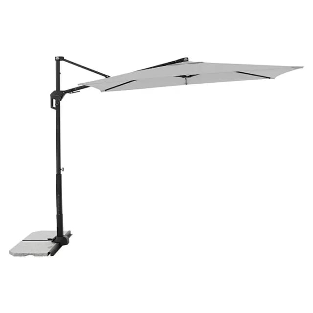 DOPPLER Pendelschirm »Active Green«, 240 x 135 cm, rechteckig, Sonnenschutzfaktor: 50 - grau