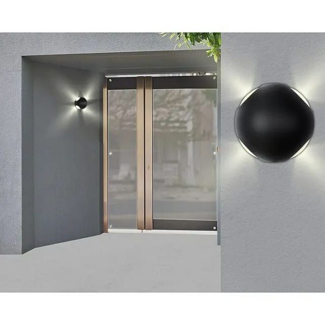 GLOBO LIGHTING Außenleuchte »SLICE«, inkl. LED, 350 lm - schwarz