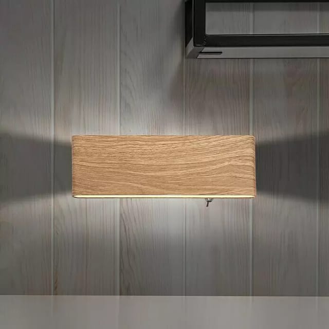 GLOBO LIGHTING Wandleuchte »SIEGFRIED«, inkl. LED, 240 lm - braun