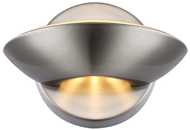 GLOBO LIGHTING Wandleuchte »SAMMY«, inkl. LED, 225 lm - silberfarben