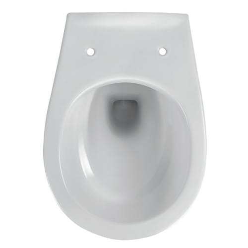 Farbe: weiß Wand WC, spülrandlos, Keramik, weiß - weiss