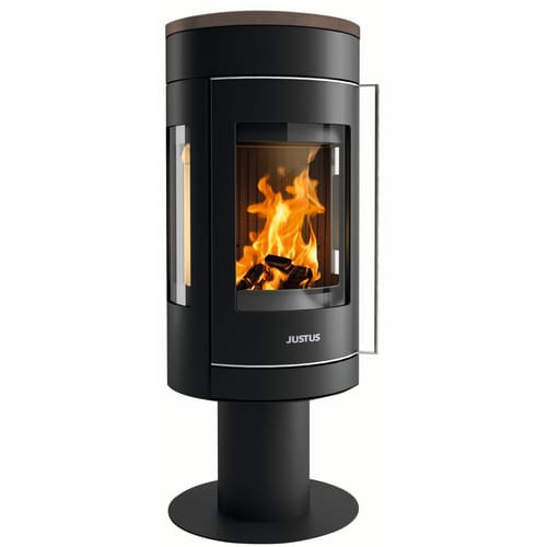 JUSTUS Kaminofen »Meva«, schwarz, Stahl, 5,5 kW