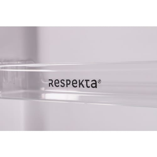 RESPEKTA Kühl-Gefrierkombination »KG144BS-37«, BxHxL: 47,4 x 144 x 49,5, black steel - schwarz