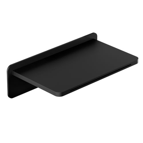 Chris Bergen Wanneneinlauf, schwarz matt, Ausladung: 12,0 cm