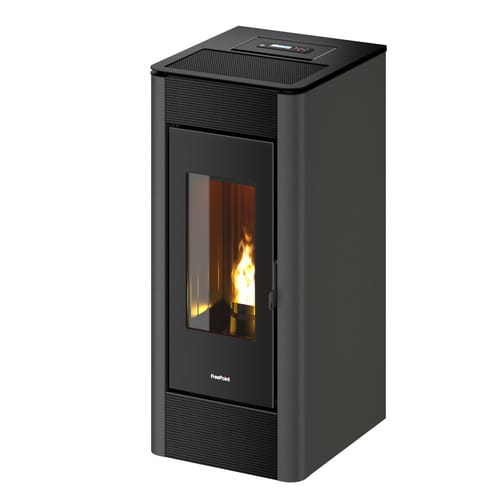 FREEPOINT Pelletofen »Indaco 11«, 10,5 kW, Stahl, anthrazit - schwarz