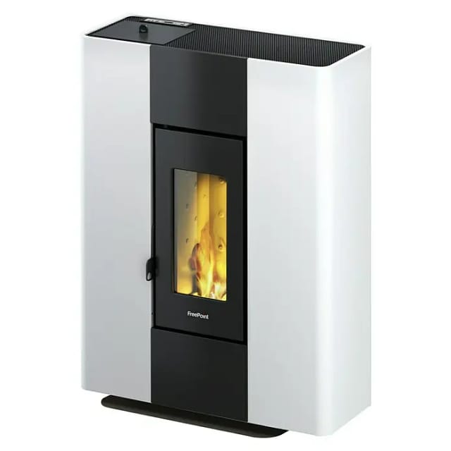FREEPOINT Pelletofen »Roxy Stand 7«, 7 kW, weiss