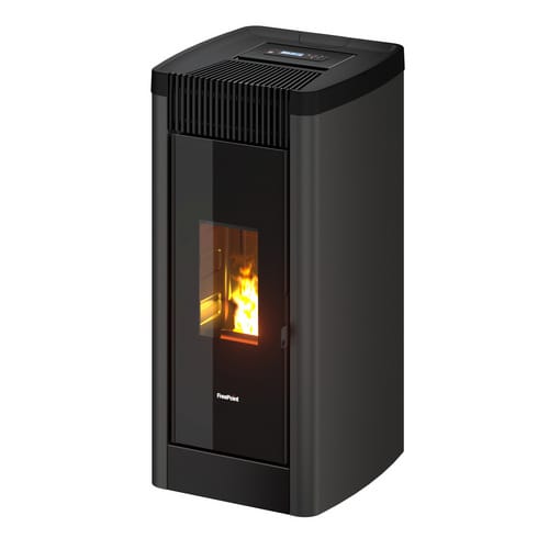 FREEPOINT Pelletofen »Steel 9«, 8,5 kW, Stahl, anthrazit - schwarz
