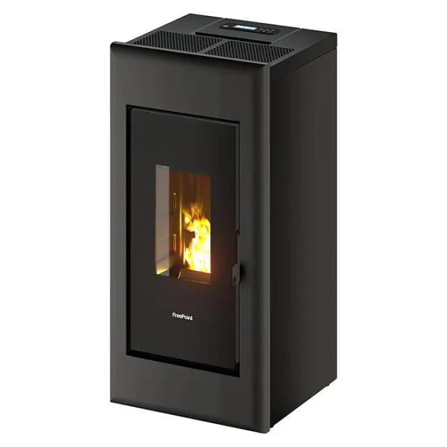FREEPOINT Pelletofen »One 7«, 7 kW, Stahl, anthrazit - schwarz