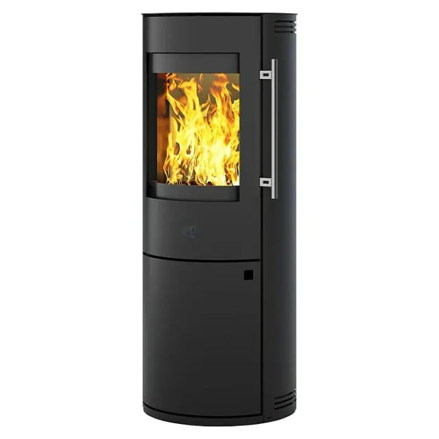 KLEINING Kaminofen »Lugano«, schwarz, Stahl, 6 kW, Dauerbrand geeignet