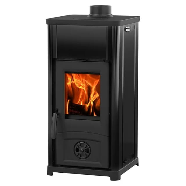 La Nordica-Extraflame® Kaminofen »Silla«, anthrazit, Stahl, 6,6 kW - schwarz