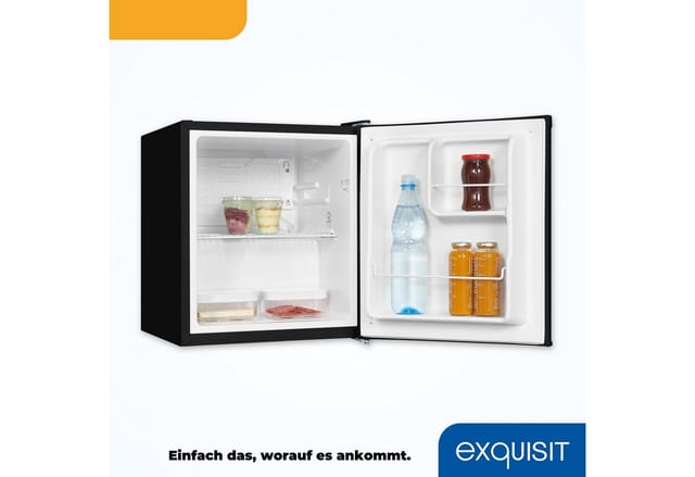 Exquisit Kühlschrank »KB05-V-040E«, BxHxL: 440 x 510 x 470 mm, 40 l, schwarz