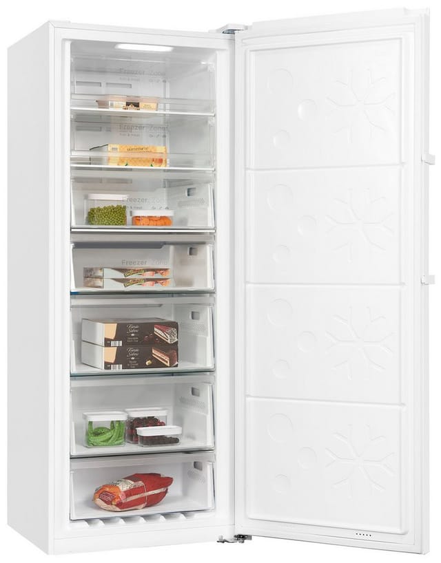Exquisit Gefrierschrank, BxHxL: 71 x 185,5 x 71 cm, 380l, weiß - weiss