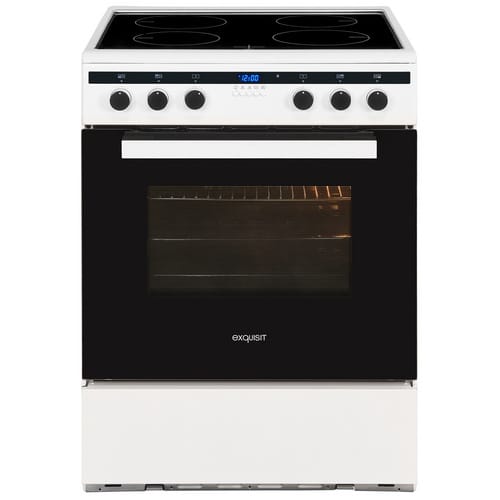 Exquisit Induktionsherd, 65 l, 4 Kochfelder - weiss
