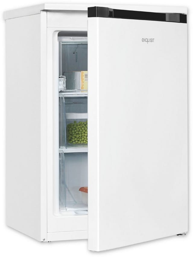 Exquisit Gefrierschrank, BxHxL: 54,9 x 84,5 x 55,7 cm, 85l, weiß - weiss