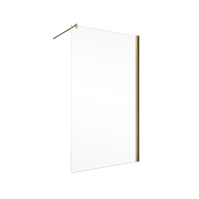 SCHULTE Duschwand »Alexa Style 2.0«, 120 x 200 cm, Goldoptik - grau