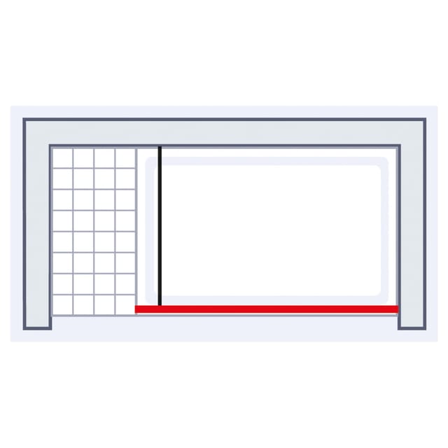 SCHULTE Duschwand »Alexa Style 2.0«, 100 x 200 cm, Gunmetal - grau