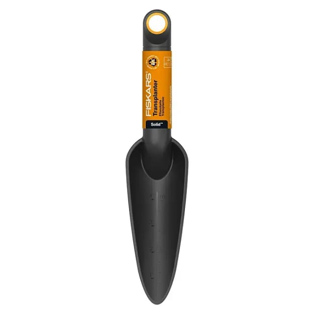 FISKARS Blumenkelle, 28,2 cm, schmale Form, kunststoff - schwarz