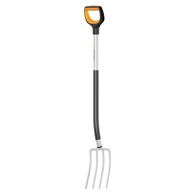 FISKARS Spatengabel »Xact«, Arbeitsbreite: 18,5 cm, Material Werkzeug: Stahl - silberfarben