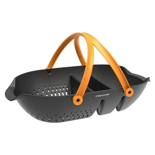 FISKARS Erntehelfer, Erntekorb, Kunststoff, BxL: 13 x 39 cm - schwarz