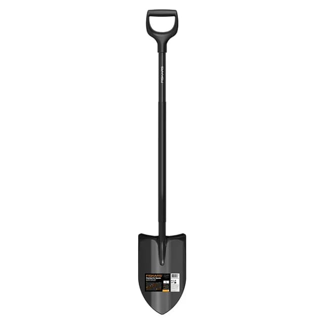 FISKARS Spaten »Ergo«, Arbeitsbreite: 20,5 cm, Material Werkzeug: Stahl - schwarz