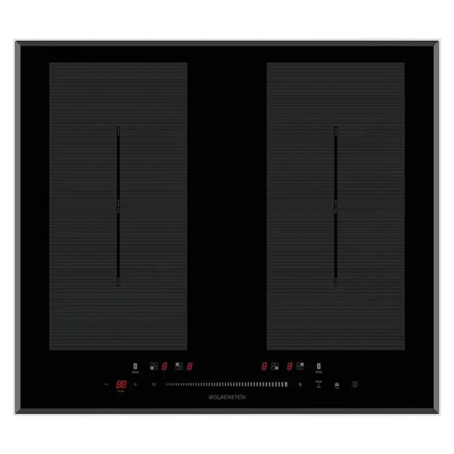 Wolkenstein Kochfeld »WIF60-2FZF«, schwarz, BxHxT: 59 x 5,7 x 52 cm