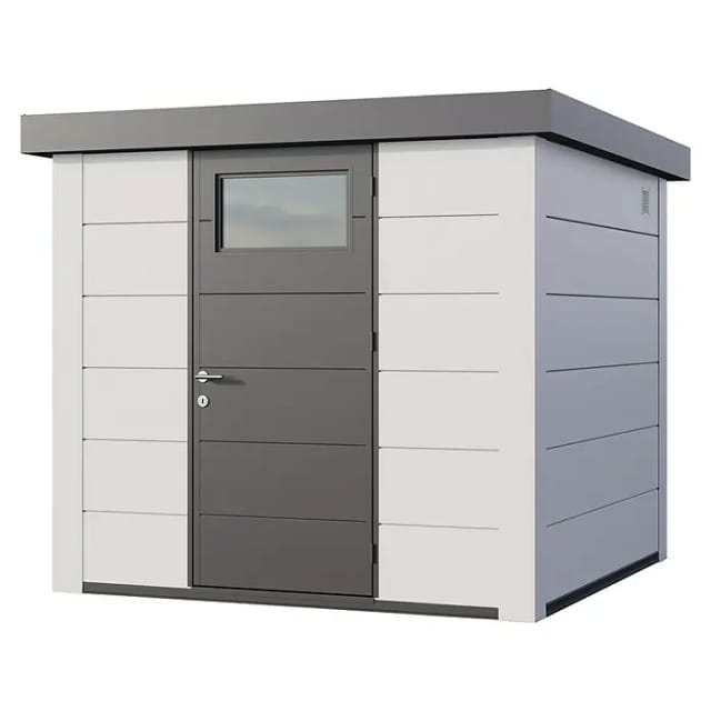 Telluria Gerätehaus »Classico«, BxHxT: 258 x 219 x 258 cm (Außenmaß inkl. Dachüberstand) - weiss