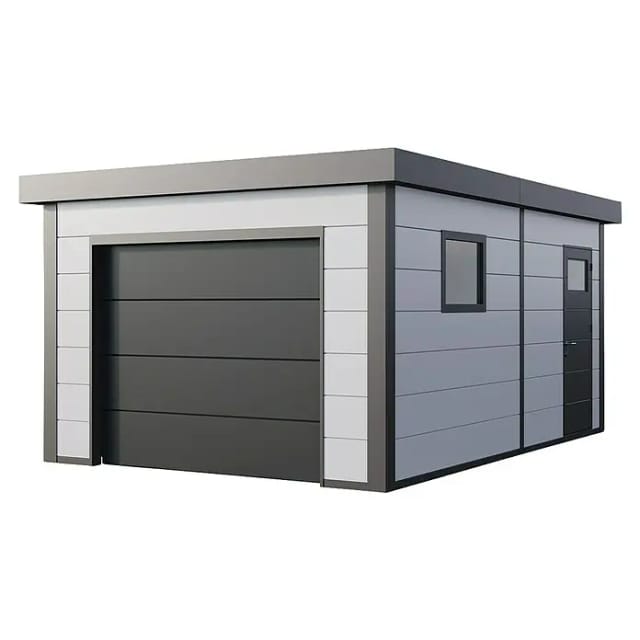 Telluria Garage, BxT: 358 x 538 cm (Außenmaße) - weiss