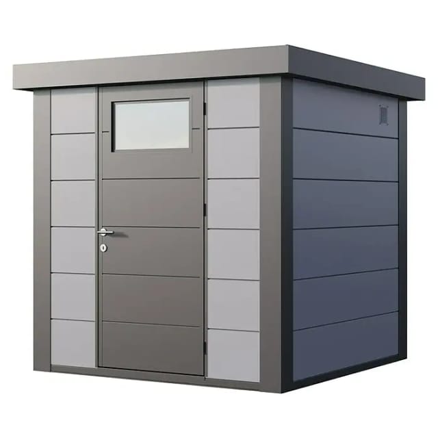 Telluria Gerätehaus »Classico«, BxHxT: 228 x 219 x 228 cm (Außenmaß inkl. Dachüberstand) - grau