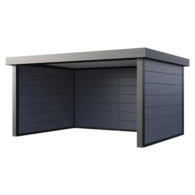Telluria Pavillon »Singolo«, BxT: 478 x 358 cm (Außenmaß), grau
