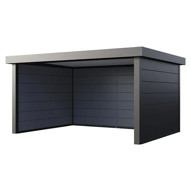 Telluria Pavillon »Singolo«, BxT: 478 x 358 cm (Außenmaß), anthrazit - grau