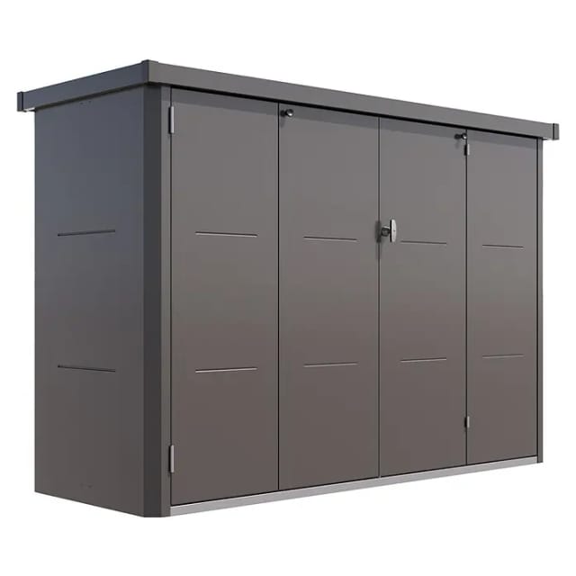 Telluria Gartenbox »Velotto«, BxHxT: 203 x 142 x 75 cm - grau