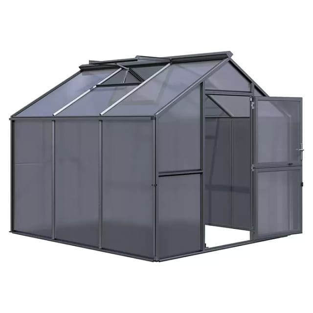 KGT Gewächshaus »Novum«, 8,41 m², grau