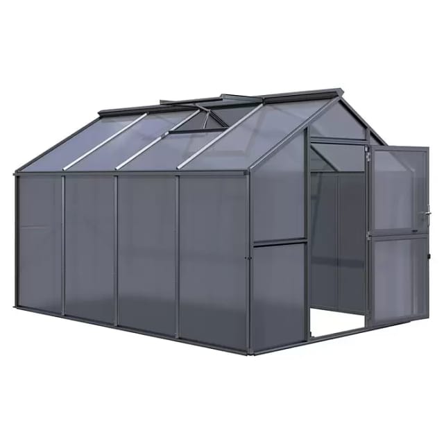 KGT Gewächshaus »Novum«, 11,14 m², grau