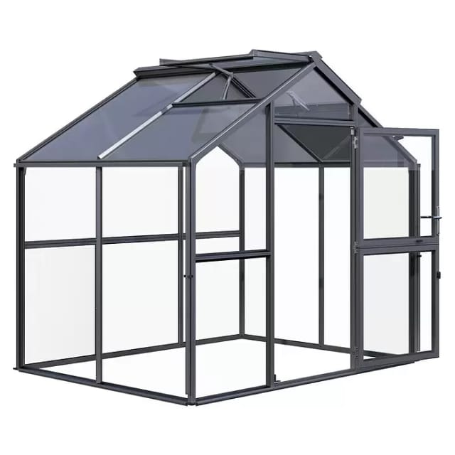 KGT Gewächshaus »Novum«, 5,68 m², grau