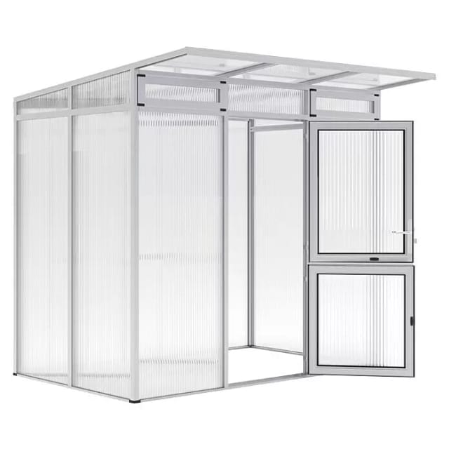KGT Gewächshaus »Santini«, 3,5 m², silberfarben