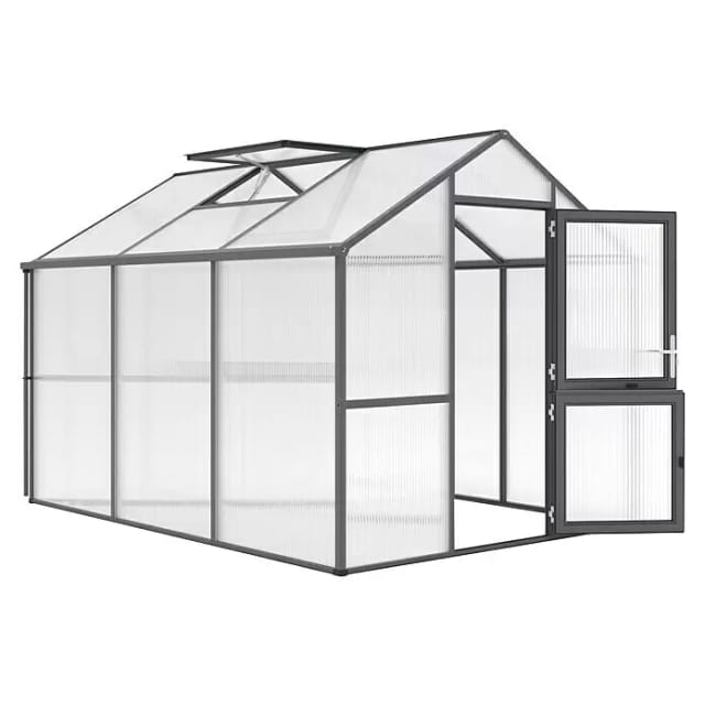 KGT Gewächshaus »Iris«, 7,53 m², grau