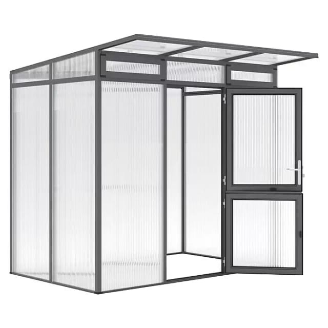 KGT Gewächshaus »Santini«, 3,5 m², anthrazitgrau