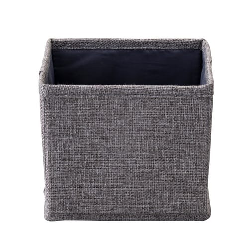 FACKELMANN Aufbewahrungskorb »FM Körbchen,Stoff,faltb.,grau,140x130x12«, textil, faltbar, grau