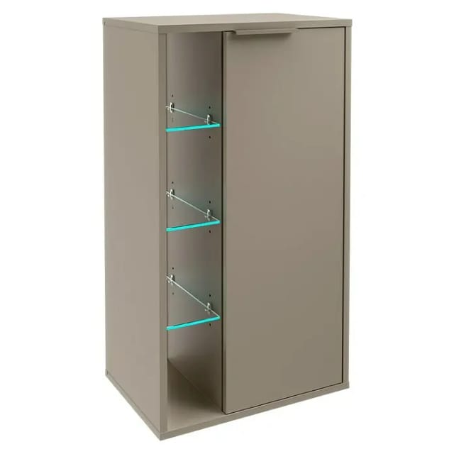 FACKELMANN Midischrank »B.Paris«, BxHxT: 47 x 84,2 x 32 cm, Cubanit Grau