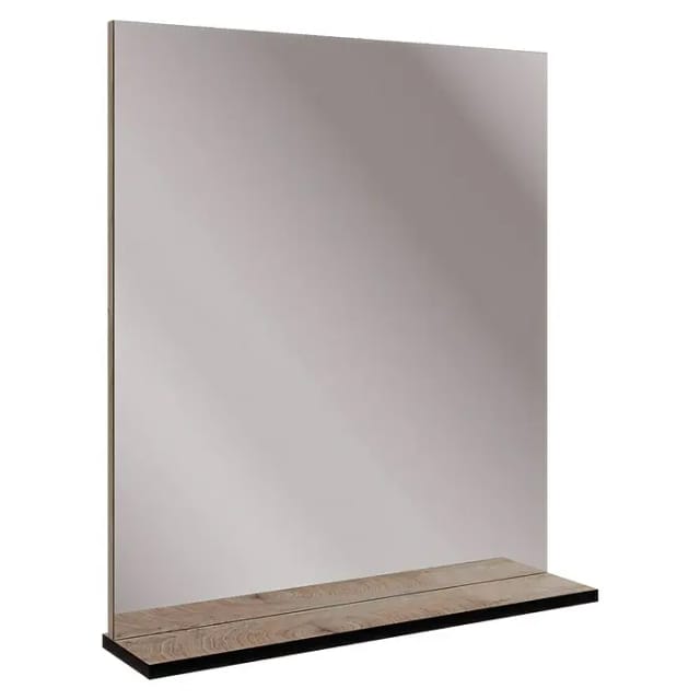 FACKELMANN Spiegelelement »TE-A«, Nature-Oak, BxHxT: 59,8 x 69,2 x 13,5 cm - braun