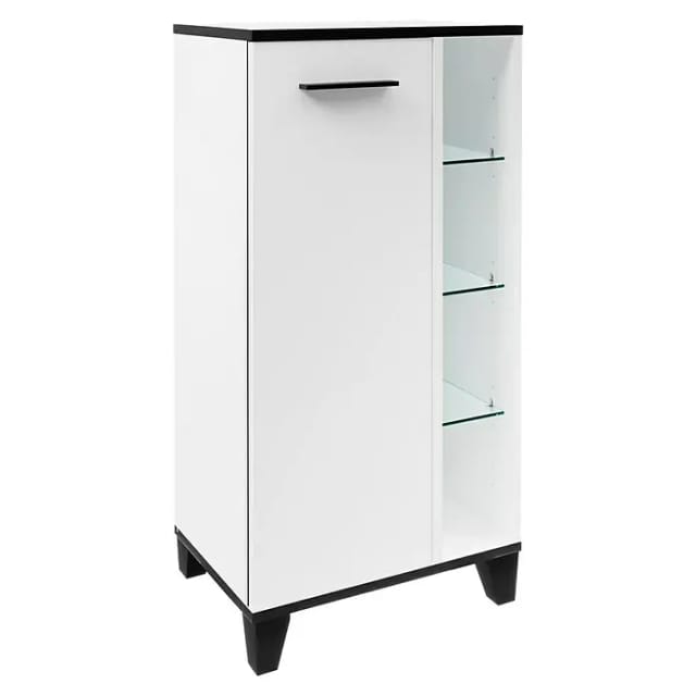 FACKELMANN Midischrank »TE-A«, BxHxT: 47 x 94,2 x 32 cm, Weiss matt