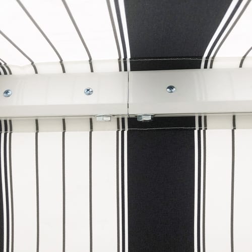 Outsunny Markise, Handkurbel, LxBxH: 395 x 245 x 350 cm - weiss