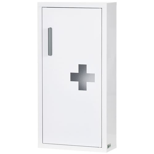 kleankin Medizinschrank, LxBxH: 30 x 12 x 60 cm - weiss